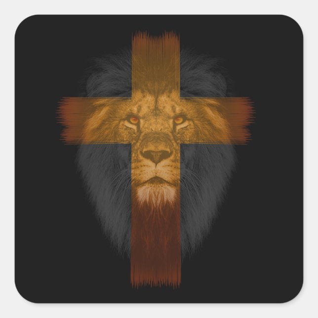 Jesus Lion of Judah Stickers (Front)