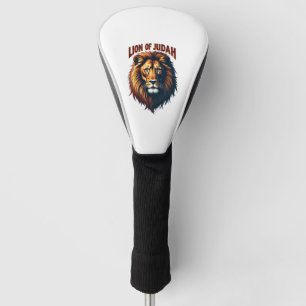 Jesus Lion of Judah Vintage Engraving Christian Te Golf Head Cover