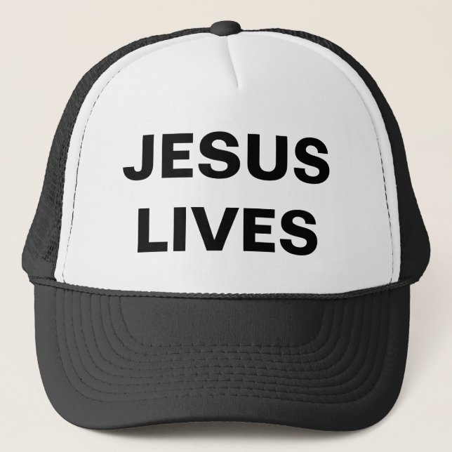 Jesus Lives Trucker Hat (Front)