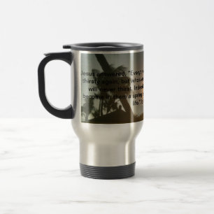 Jesus - Living Water - Travel Mug for Christians