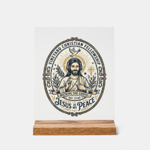 Jesus Lo Fi Study Beats Aesthetic Graphic Tee Chri Acrylic Sign