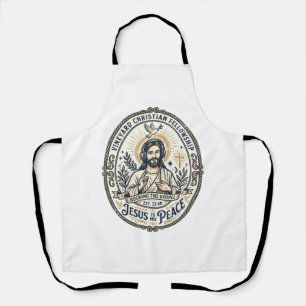 Jesus Lo Fi Study Beats Aesthetic Graphic Tee Chri Apron