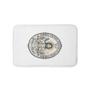Jesus Lo Fi Study Beats Aesthetic Graphic Tee Chri Bath Mat