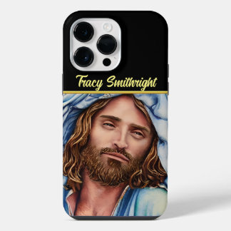 Jesus looking at you iPhone 14 pro max case