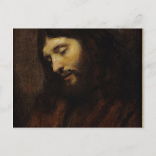 Jesus Looking Downward Postcard