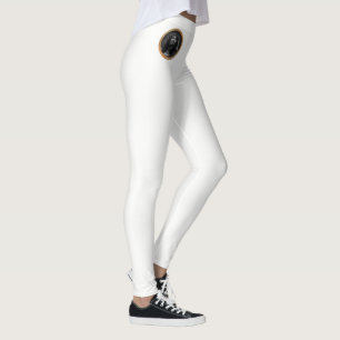Jesus looking in the heavens leggings