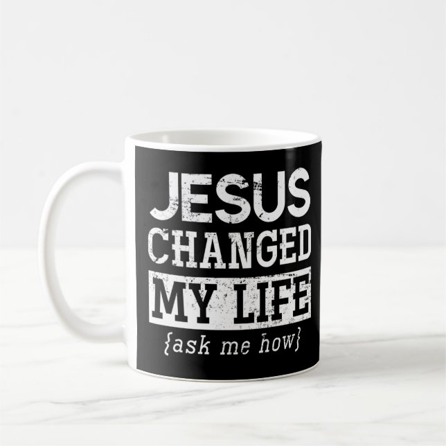 Jesus Lord Christian Gift God Saviour Jesus Pullov Coffee Mug (Left)