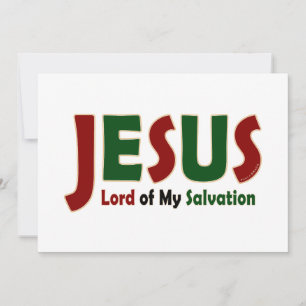 JESUS: Lord of Salvation Card