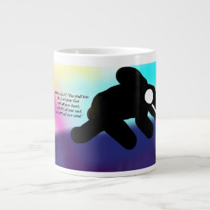 jesus love all heart large coffee mug