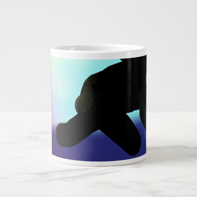 jesus love all heart large coffee mug (Front)