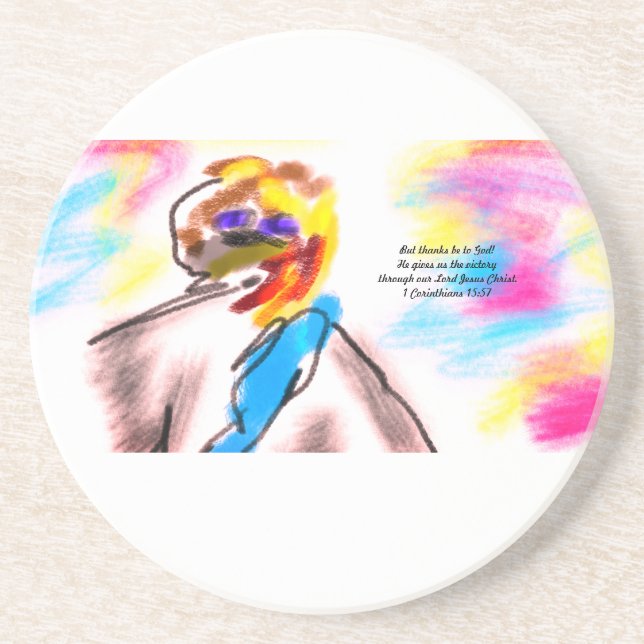 jesus love  coaster (Front)