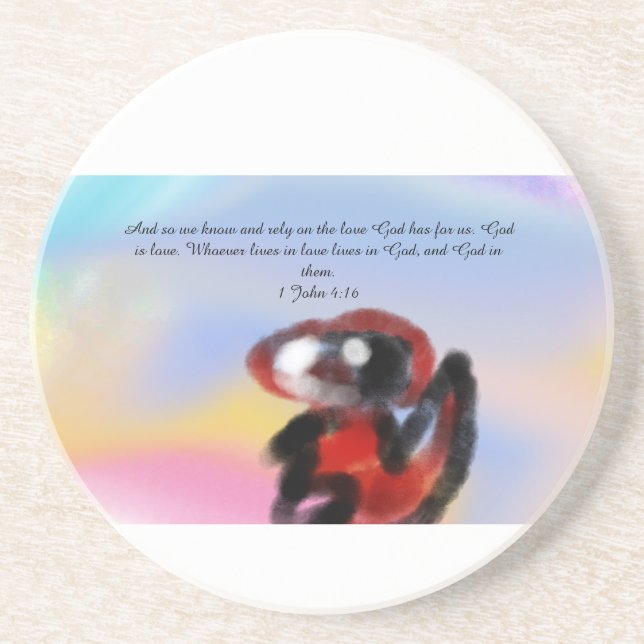 jesus love  coaster (Front)