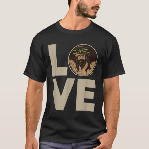 Jesus Love Crucified Jesus Christian T-Shirt