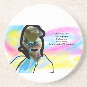 jesus love dont give up coaster