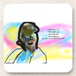 jesus love dont give up coaster
