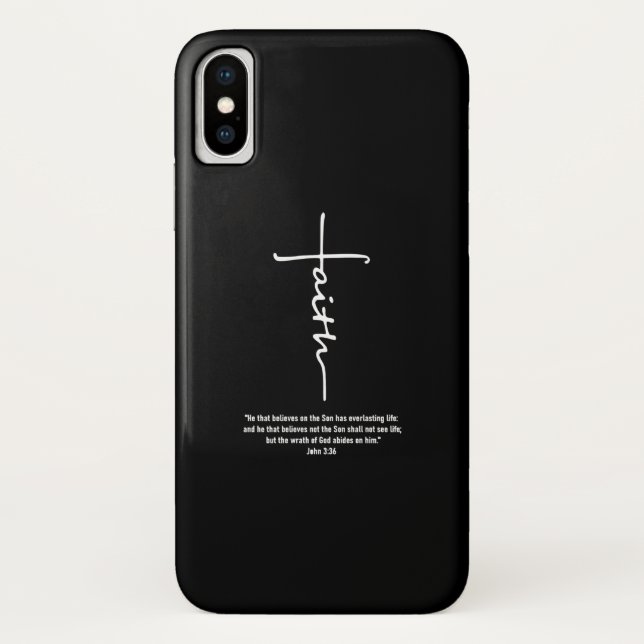 Jesus Love | Faith Cross Christian Jesus Faith God Case-Mate iPhone Case (Back)