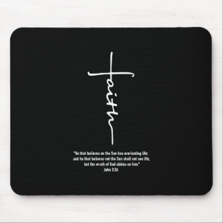 Jesus Love | Faith Cross Christian Jesus Faith God Mouse Pad