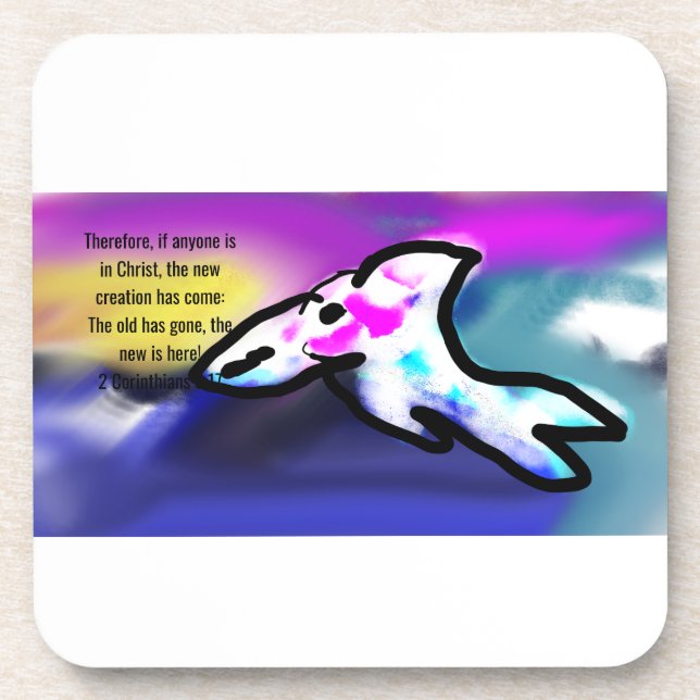 jesus love forever  coaster (Front)