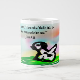 jesus love forever  large coffee mug