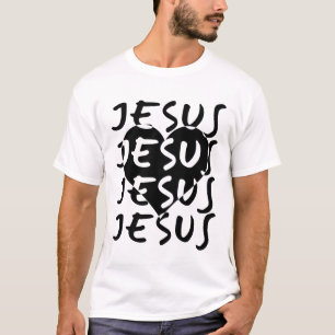 Jesus Love Heart Christian Faith John 3:16 T-Shirt