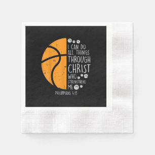 Jesus Love I Can Do All Things Through Christ Napkin