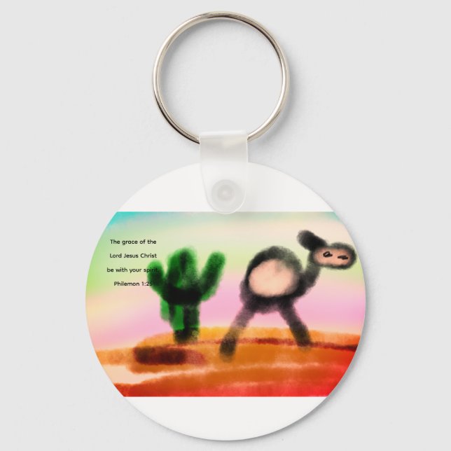 jesus love  key ring (Front)