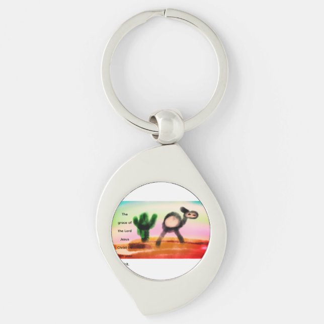 jesus love  key ring (Front)