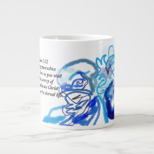 jesus love large coffee mug