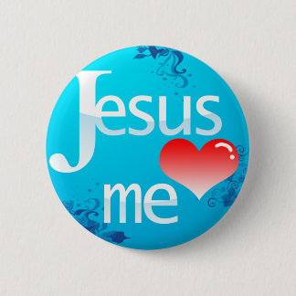 Jesus Love Me 6 Cm Round Badge