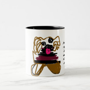 Jesus love plan joy Two-Tone coffee mug