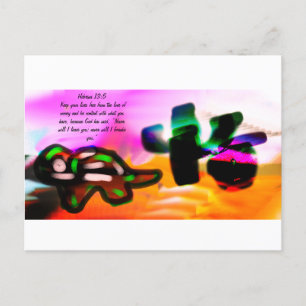 Jesus love  postcard