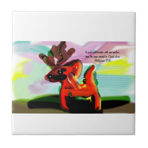 jesus love us ceramic tile