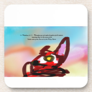 Jesus love us coaster