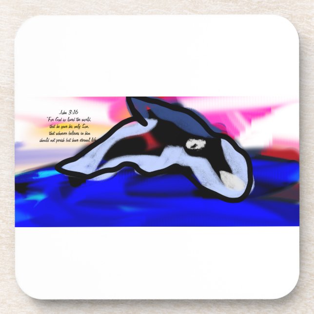 jesus love us  coaster (Front)
