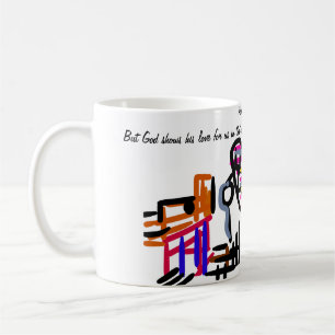 Jesus love us  coffee mug