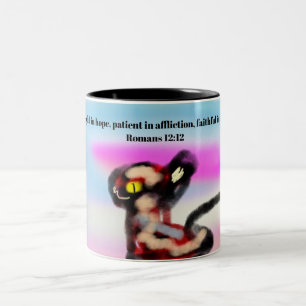 Jesus love us  Two-Tone coffee mug