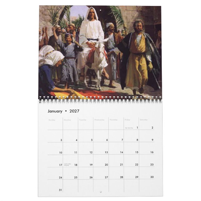 Jesus love you calendar (Jan 2027)