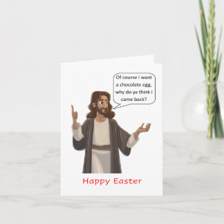 Jesus loves chocolate, Happy Birthday Card