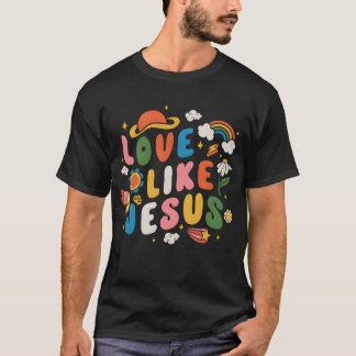 Jesus Loves Christ Christian Love Like Jesus boy T-Shirt