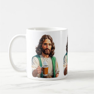 Jesus Loves Coffee Long Mug