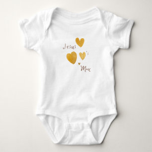 Jesus loves Custom Name Baby One-Piece Bodysuit