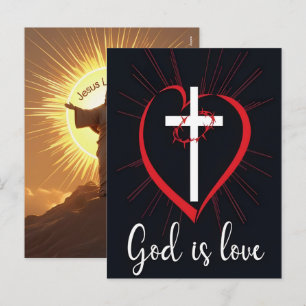 Jesus Loves Me 2025 Holiday Faith 2026 Postcard