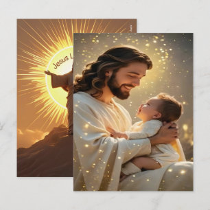 Jesus Loves Me 2025 Holiday Faith 2026 Postcard