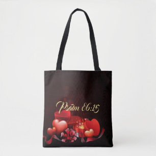 Jesus Loves Me All-Over-Print Tote Bag, Medium Bag