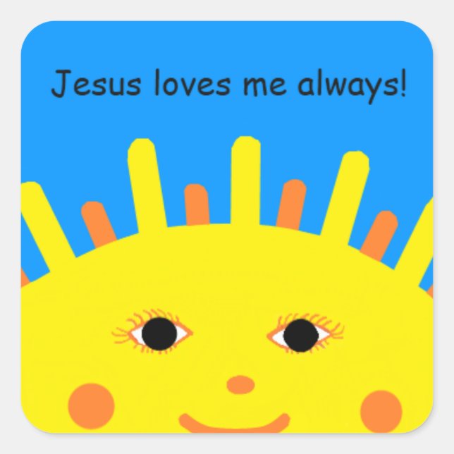 Jesus Loves Me Always Sticker (Front)
