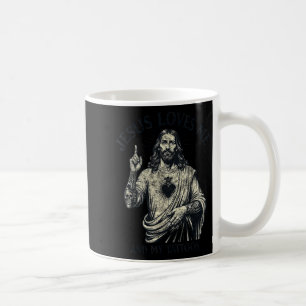 Jesus Loves Me And My Tattoos Christian Tattooed T Coffee Mug