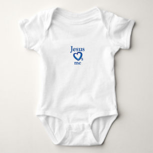 Jesus loves me baby bodysuit