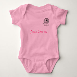 Jesus loves me baby bodysuit