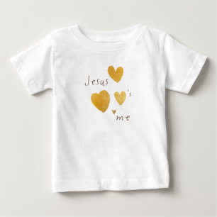 Jesus loves me Baby T-Shirt modern
