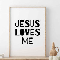 Jesus Loves Me, Bible Verse, Scripture
